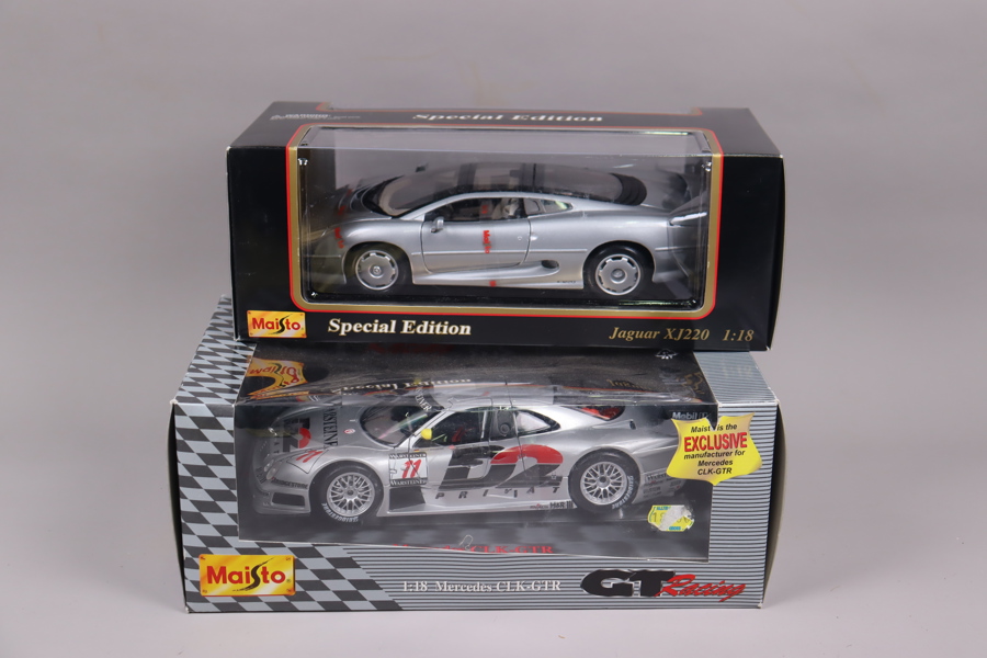 Maisto, Jaguar och Mercedes, 1:18, 2st