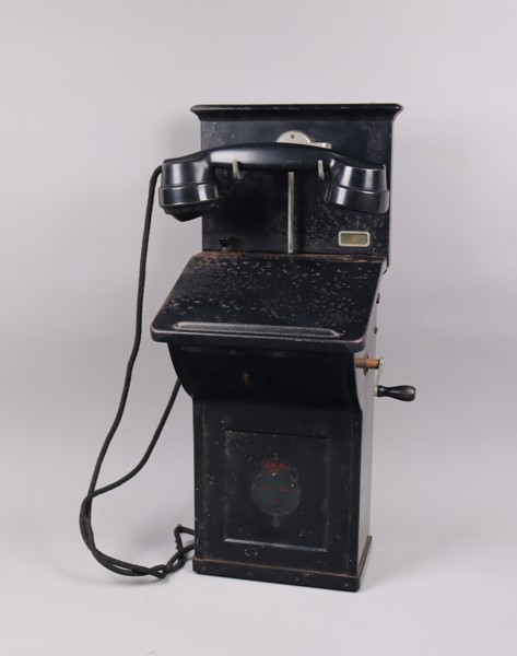 Telegrafverket, "AC140", väggtelefon, 1900-talets första hälft