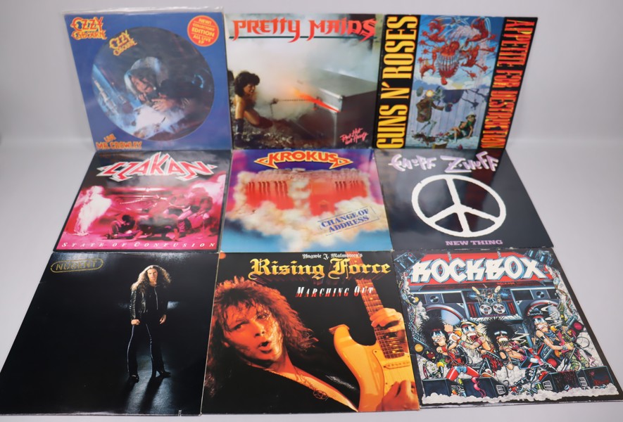 LP 113st , 2 Boxar, 34 singlar, Hårdrock, Heavy Metal, Death Metal mm