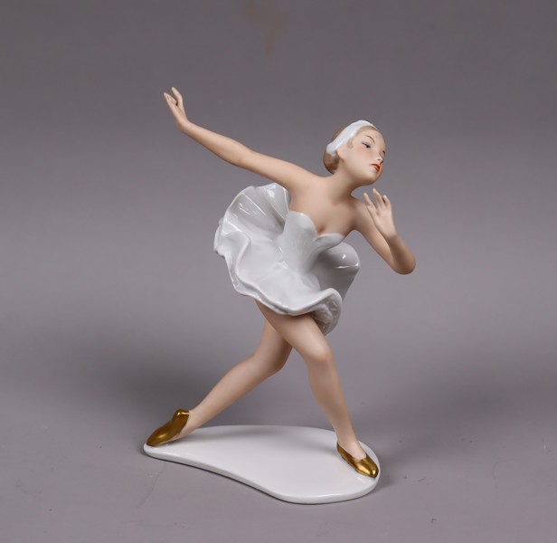 Wallendorf, figurin, ballerina