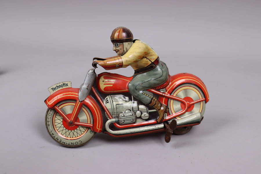 Technofix G.E.258, Germany U.S.Zone, plåtmotorcykel, 1950-tal