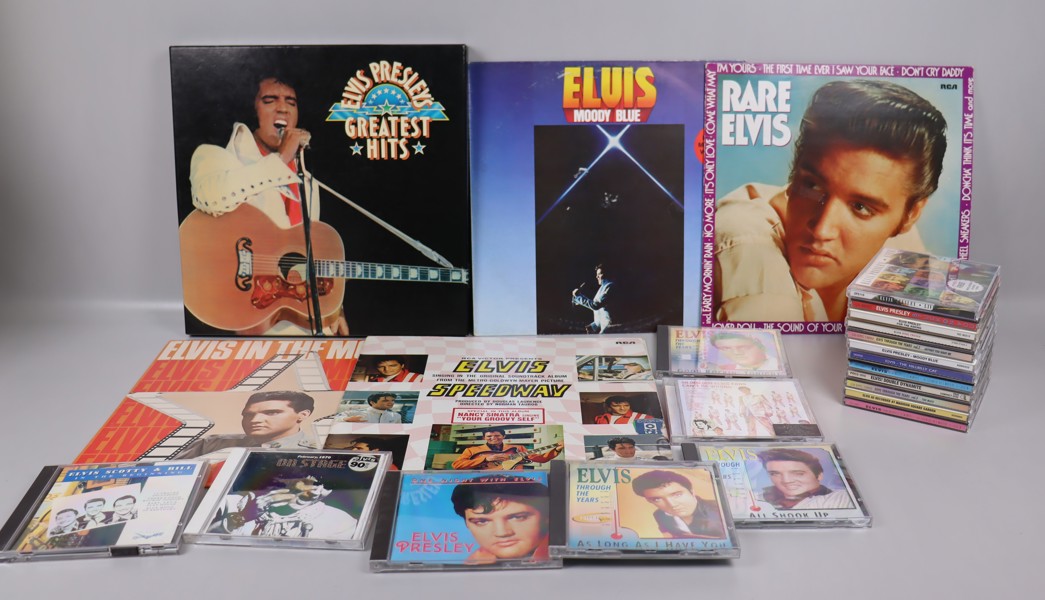 Elvis Presley, LP och CD-skivor