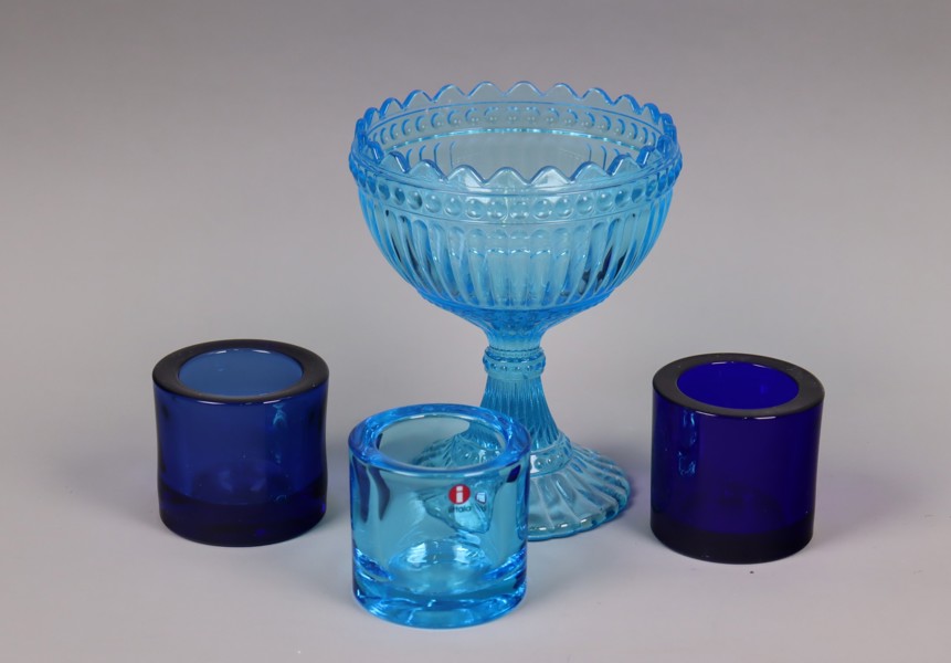 Iittala, "Mariskool" samt "Kivi" ljuslyktor, 4 delar