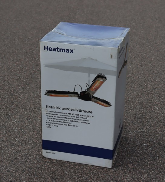 Heatmax, elektrisk parasollvärmare