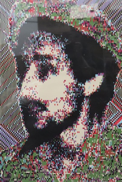 Sture & Charlotte Johannesson, färgserigrafi, "Ahmed Shah Massoud"