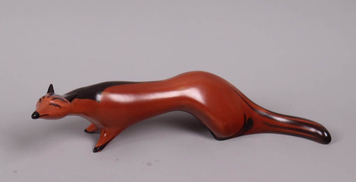 Colin Melbourne, Beswick, England, "Slinking fox"