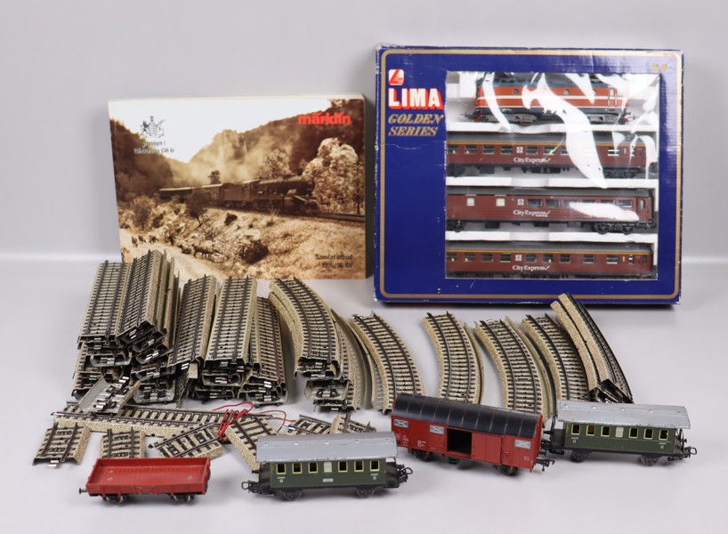 Märklin, Lima, tågset och, banor och vagnar