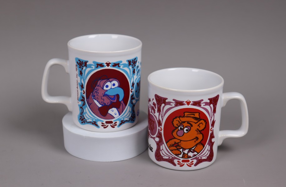 Kiln Craft, Muppetsmugg, "Gonzo" & "Fozzie", 2st