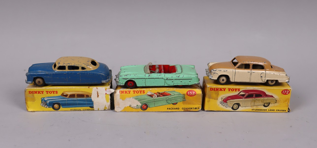 Dinky Toys, leksaksbilar, 3st