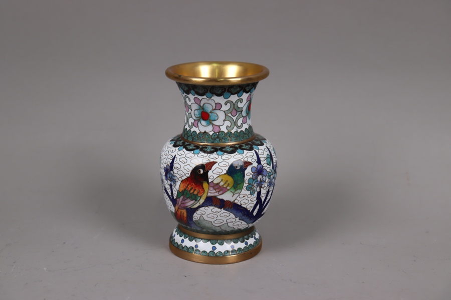 Vas, cloisonné, Kina, 1900-tal