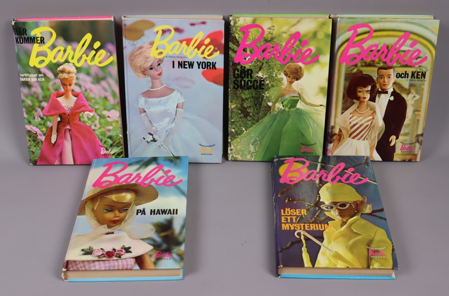 Barbie böcker 1-6, 1962-1963, Wahlströms Förlag