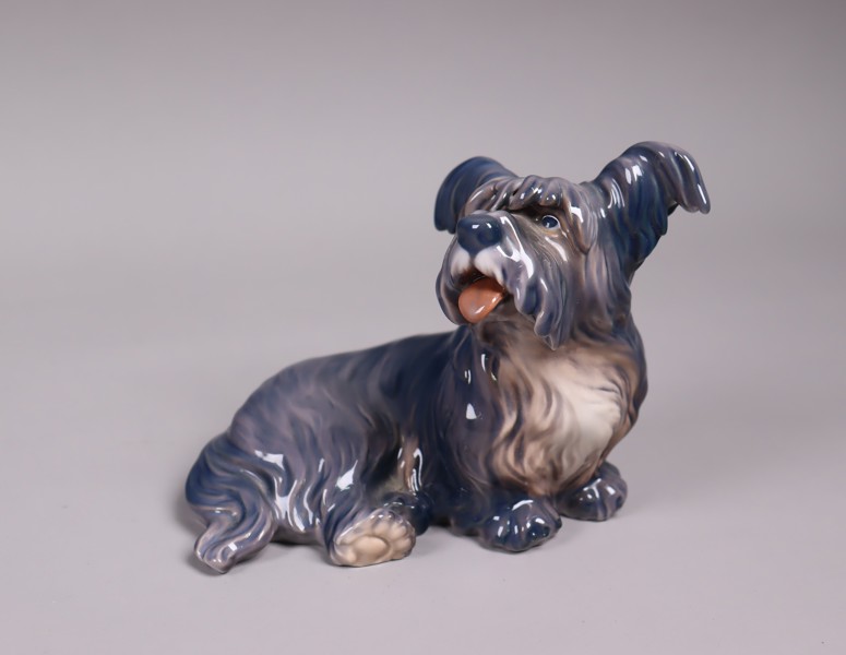 Dahl Jensen, figurin 1103, "Skye Terrier"