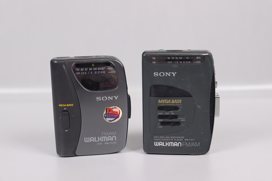 Sony Walkman, WM-FX123 samt WM-FX17