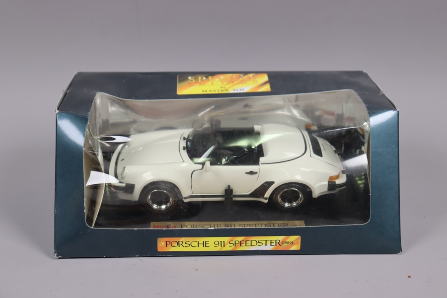 Maisto, 1989 Porsche 911 Speedster, Special Edition by Master Toy, 1:18