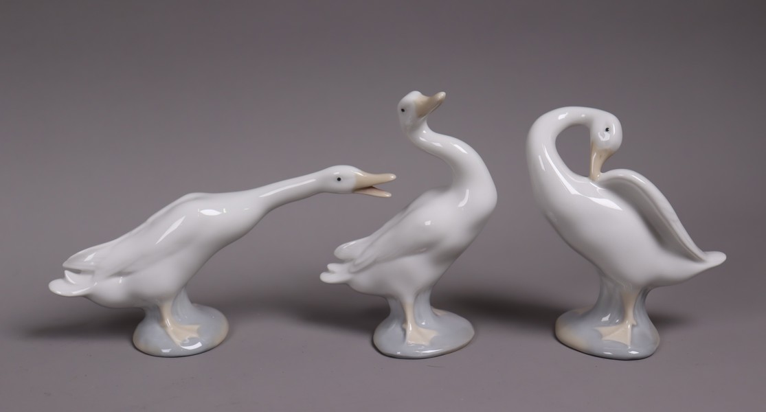 Lladro, figuriner, ankor, 3st