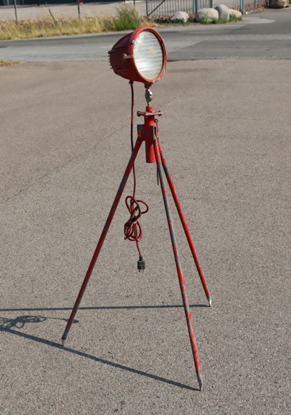 Strålkastare på tripod, tillbehör för brandbil