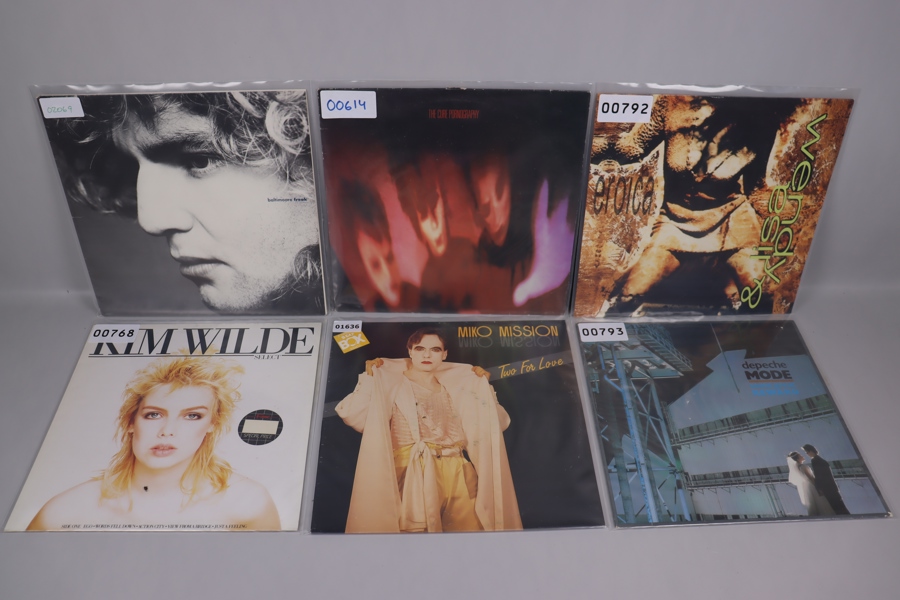 LP-Skivor, 75st, blandat, Imagine Dragons, Kraftwerk, ken Laszlo, The Cure, Depeche, Erasure mm