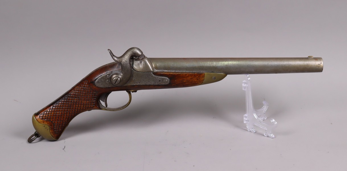 Flankörpistol, m/1852, slaglås, 1800-talets mitt