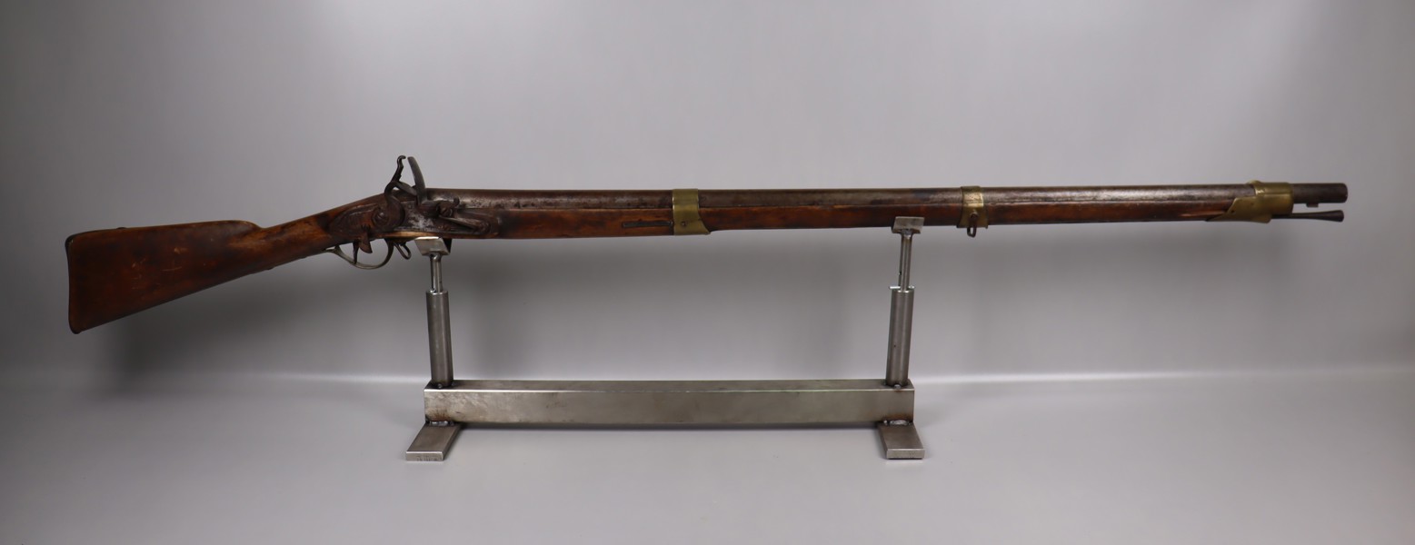 Potzdam m/1723, preussiskt infanterigevär, flintlås, 1700-tal