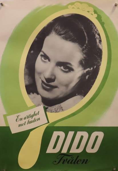 Dido Tvålen, reklamaffisch, 1940/50-tal