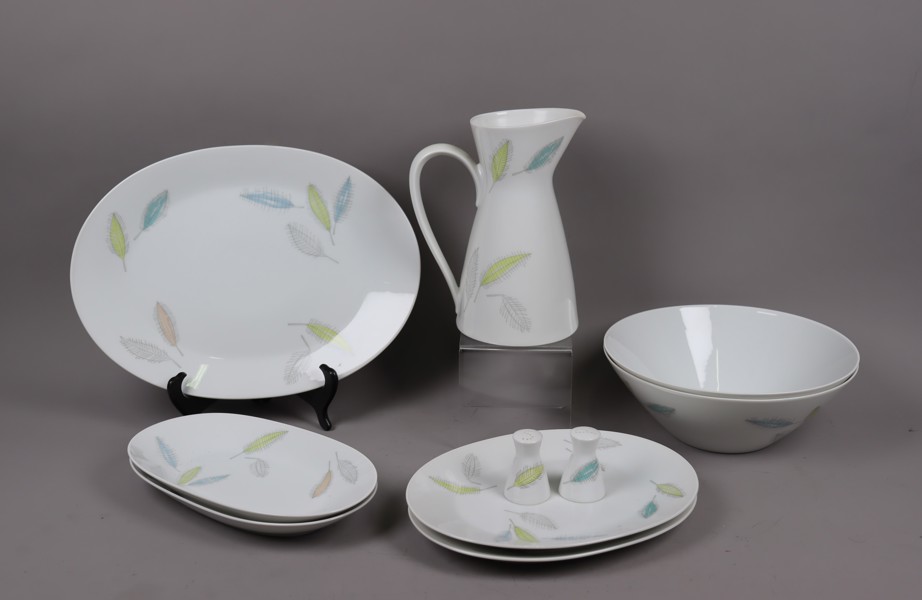 Raymond Loewy, Rosenthal, "Bunte Blätter,", servis, 10 delar