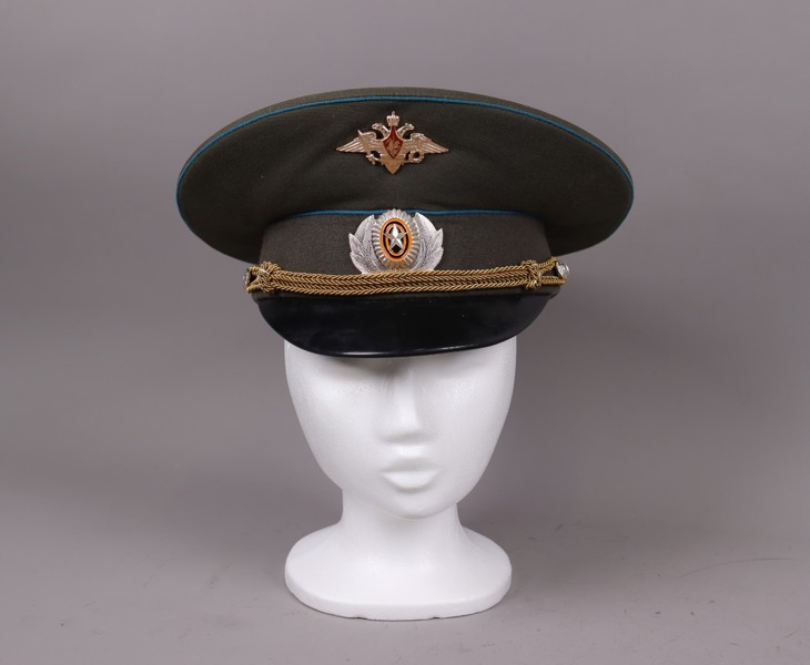 Militär skärmmössa, rysk officer