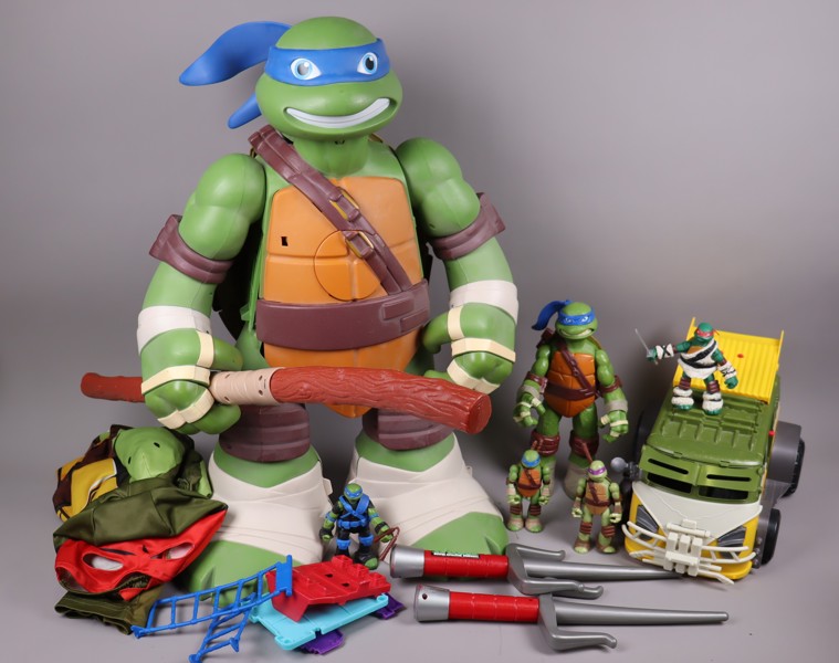 Teenage Mutant Ninja Turtles, maskeraddräkt, gubbar mm