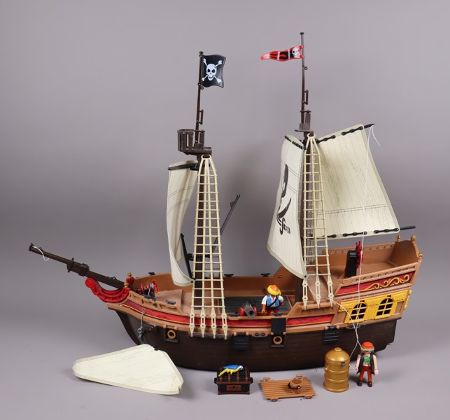 Playmobil piratskepp mm