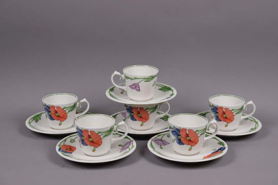 Villeroy & Boch, "Amapola", kaffeservis, 12 delar