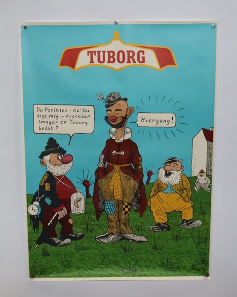 Storm Petersen, Tuborg reklamaffisch