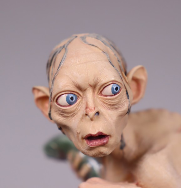 Sideshow Weta Collectibles, TLOTR, The Two Towers, "Smeagol", Gollum figurin