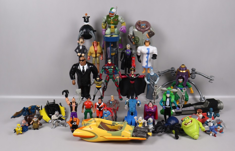 Leksaksfigurer, Star Wars, Batman, Ghostbusters mm