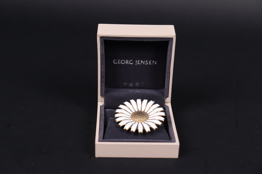 Georg Jensen, "Daisy", brosch