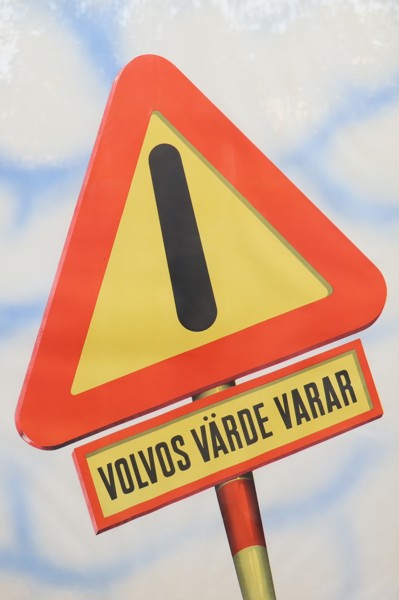 Isacsons Tryckeri, Göteborg, reklamaffisch, "Volvos värde varar"