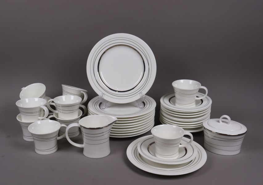 Royal Bone China, Thailand, "Silver Superior", kaffeservis, 35 delar