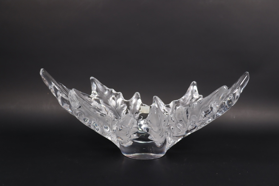 Lalique, France, "Champs-Élysées", skål/jardiniere i kristallglas, formgiven av Marc Lalique (1900-1977) 1951