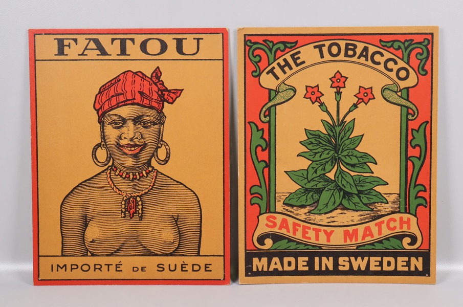 Tändsticksreklam, "Safety Matches Made in Sweden", 2st