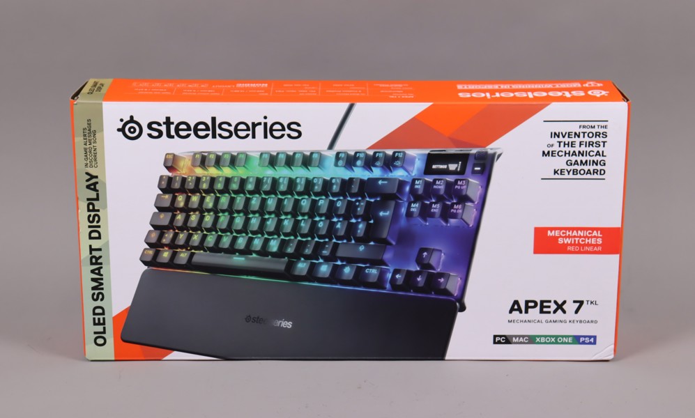 SteelSeries Apex 7 TKL Gaming Keyboard, mechanical switches