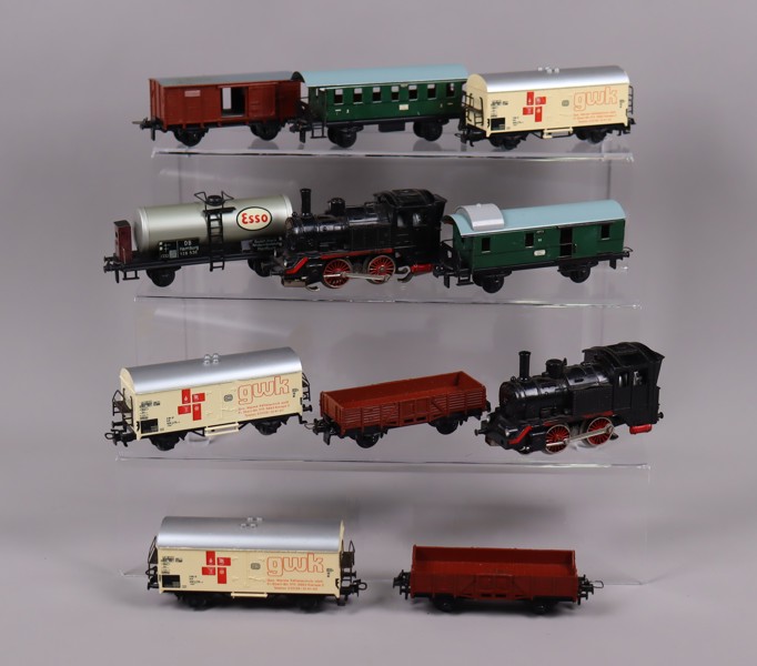 Märklin, Trix Modell mm, vagnar och lok