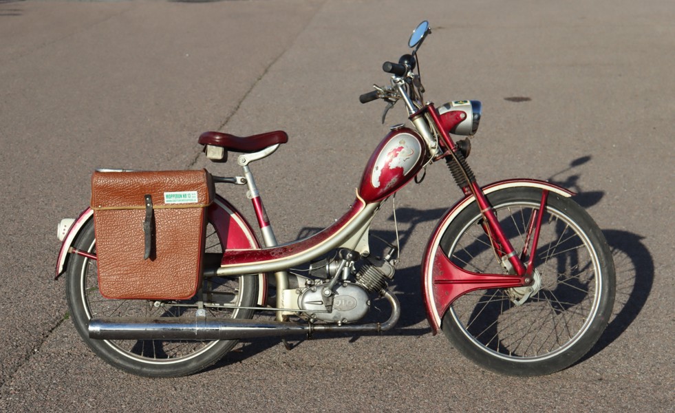 Monark, "Monarped", orört originalskick, motor JLO-Piano, ca 1956