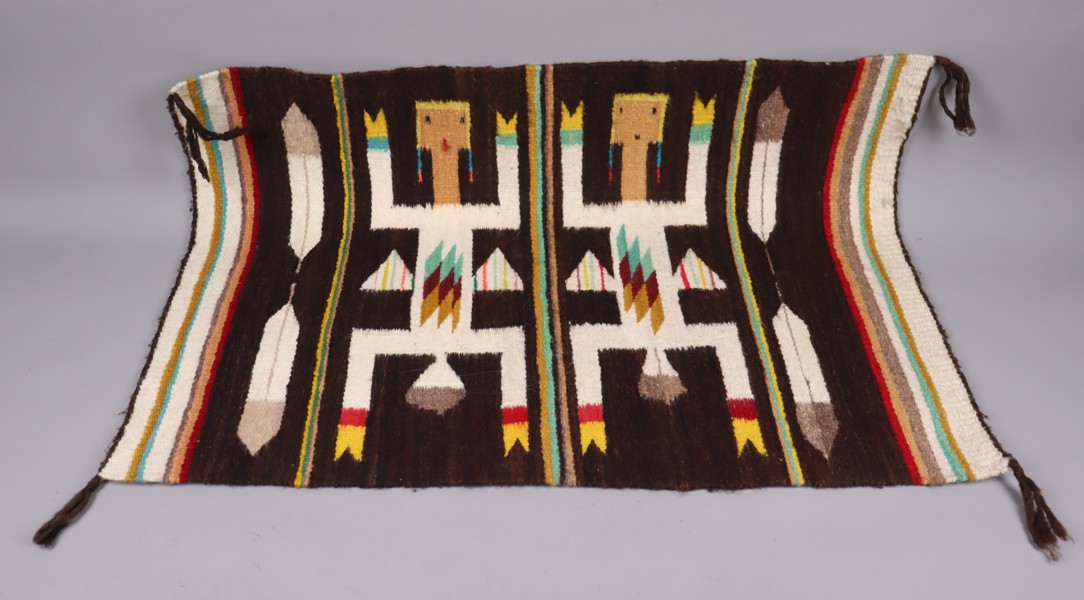 Navajo, "Yei", matta/textil, 1950-tal