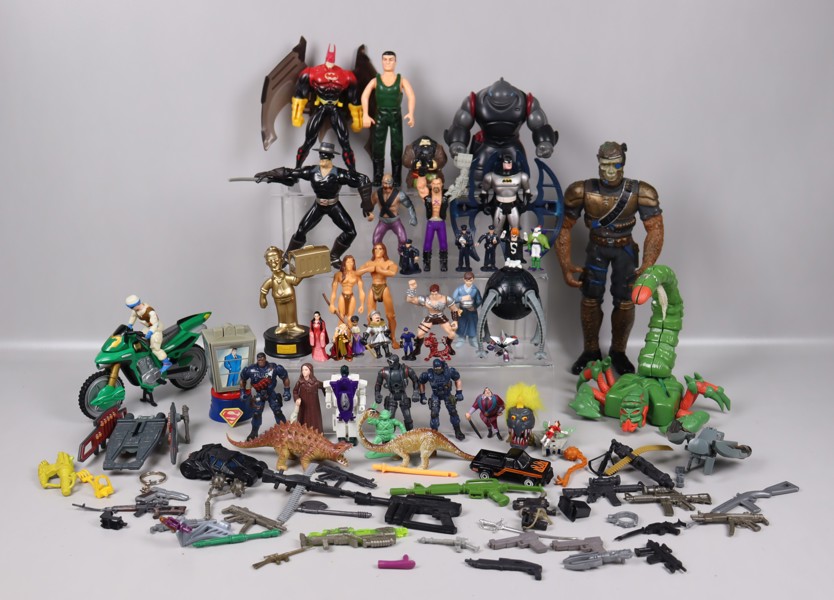 Actionfigurer, Batman, Tarzan, Zorro, Transformers mm