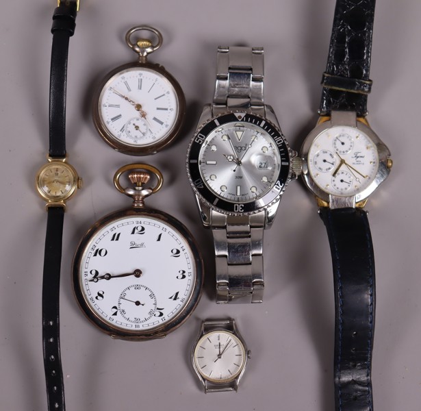 Omega, Drott, Regal, Seiko mm, fickur och armbandsur