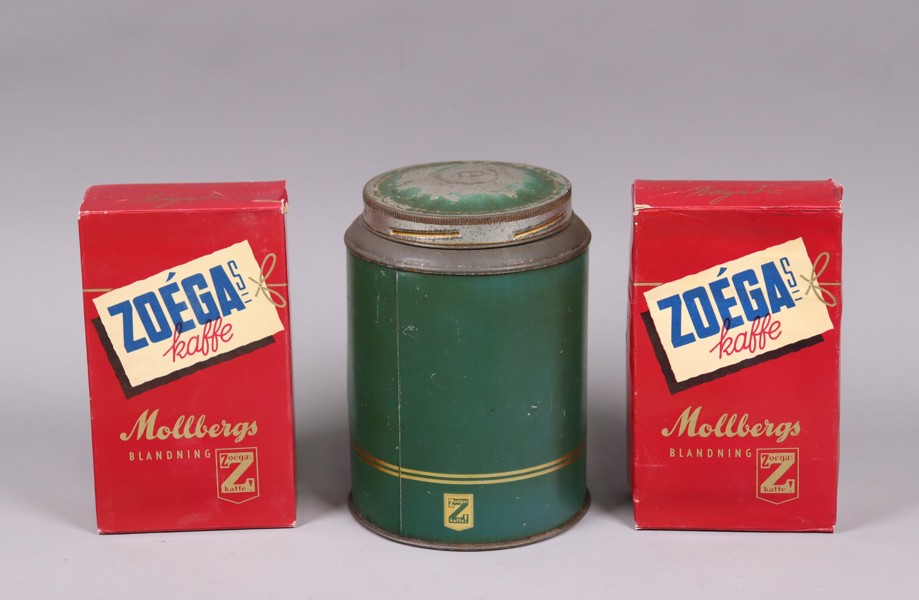 Zoegas kaffe, Mollbergs Blandning, oöppnade mm