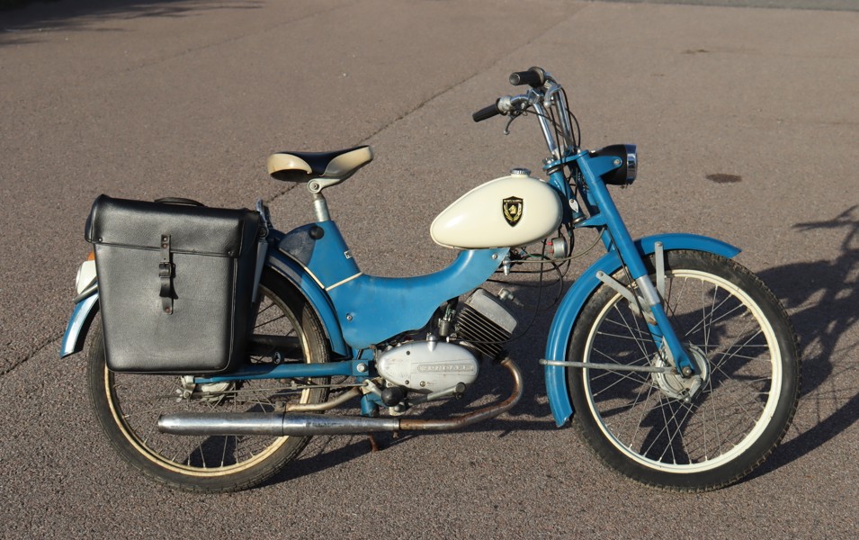 Mustang 617 Sport moped med Zündapps 2-växlade motor, 1978