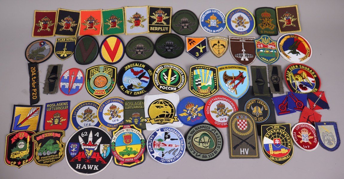 Militära tygmärken/patches