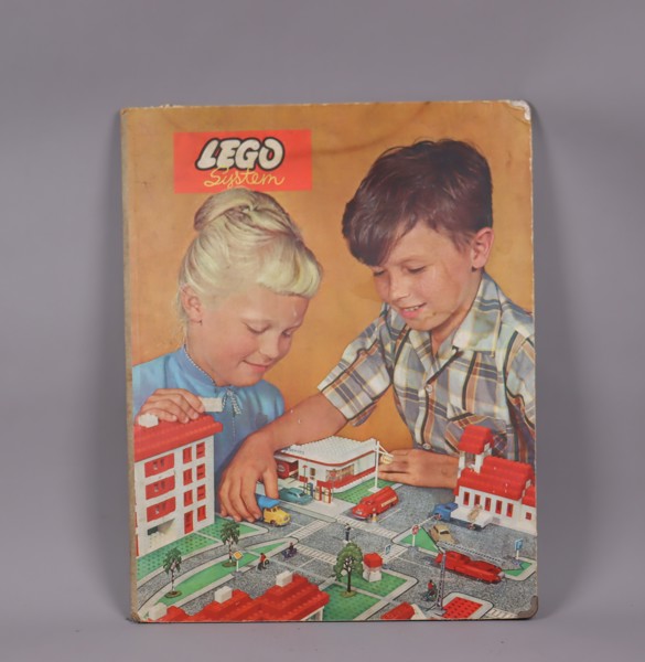 Lego System, utfällbar lekyta för lego, 1950/60-tal