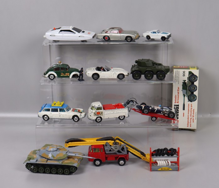 Corgi, Dinky mm, leksaksbilar, James Bond, 007