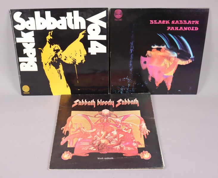 Black Sabbath - Paranoid, Sabbath Bloody Sabbath, Vol 4