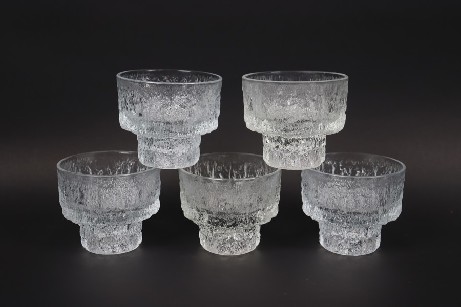 Tapio Wirkkala, Iittala, "Aslak", ljuslyktor, 5st